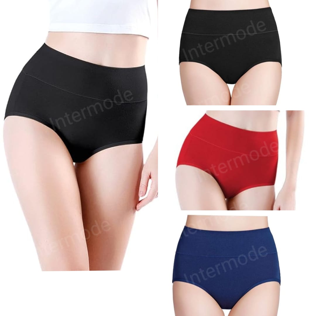 Lot de 6 - Taille haute coton