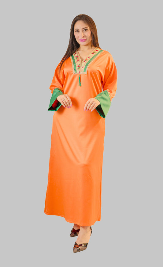 Jebba Nour satin - Orange