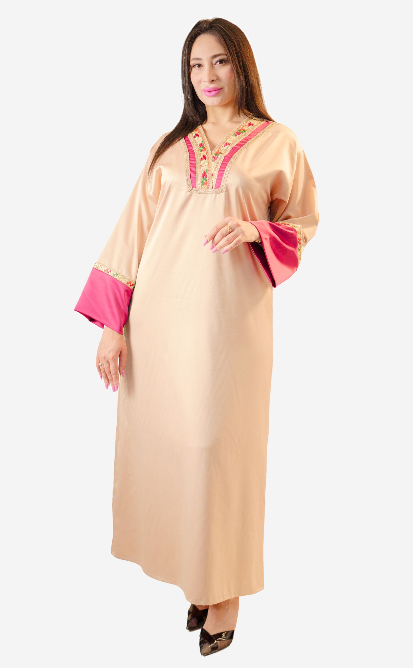 Jebba Nour satin - Champagne