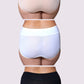 Lot de 3 slips en coton taille haute